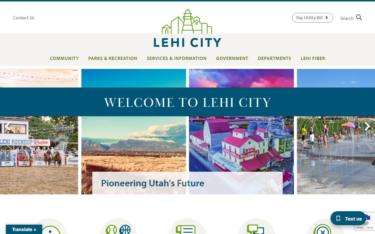 Lehi City official website portal for traffic court records